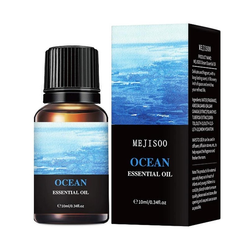 Water-soluble aromatherapy essential oils, 15 scents, for indoor deodorizing, long-lasting fragrance, and air freshening, 10ml.